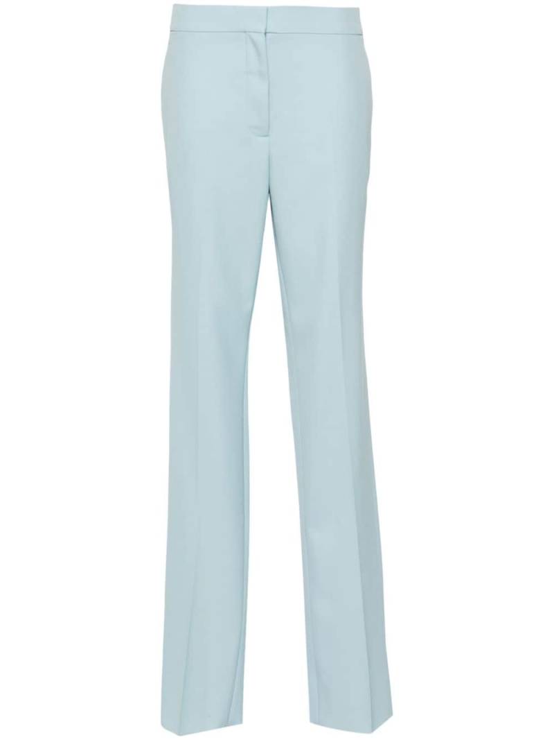 Stella McCartney straight-leg wool trousers - Blue von Stella McCartney