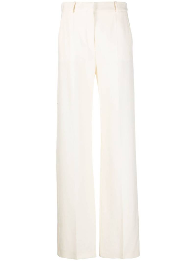 Stella McCartney straight-leg wool trousers - Neutrals von Stella McCartney