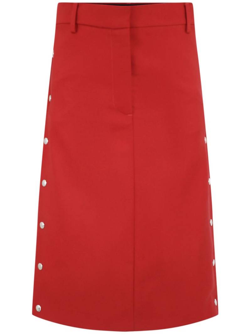 Stella McCartney stud-embellished skirt - Red von Stella McCartney