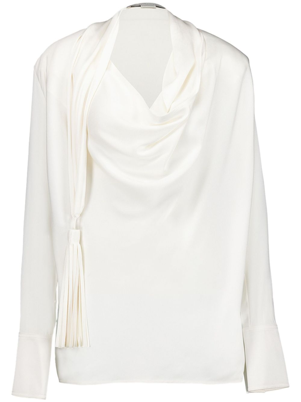 Stella McCartney tassel draped top - White von Stella McCartney