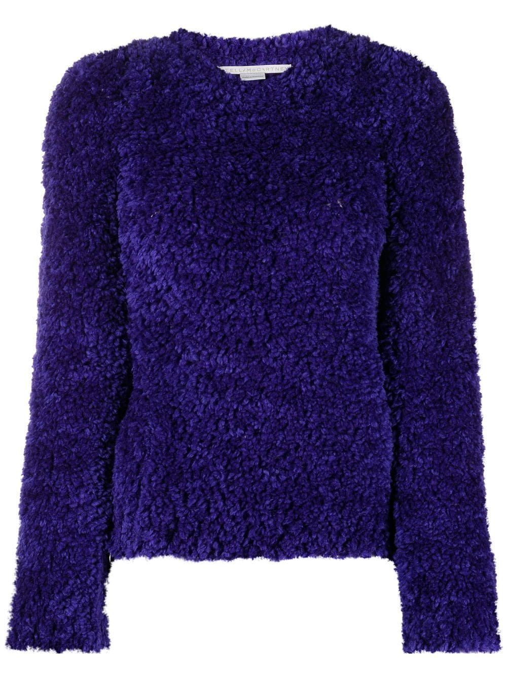 Stella McCartney textured cropped jumper - Purple von Stella McCartney