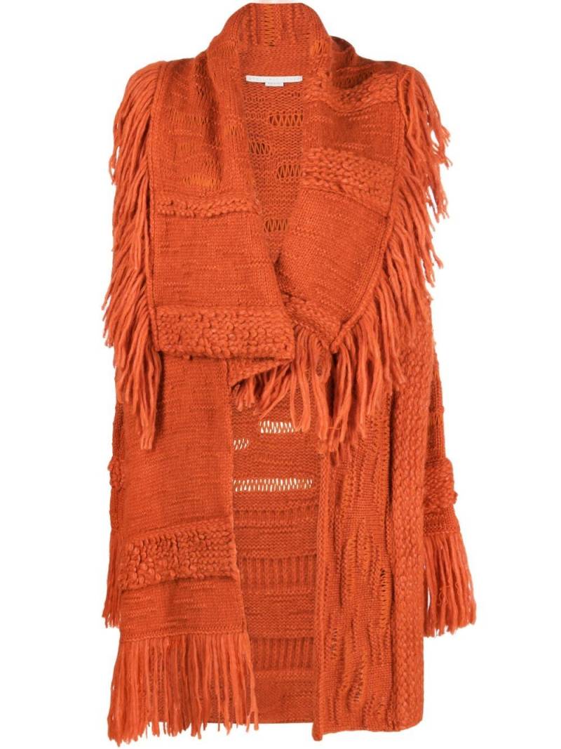 Stella McCartney textured knit cardigan - Orange von Stella McCartney