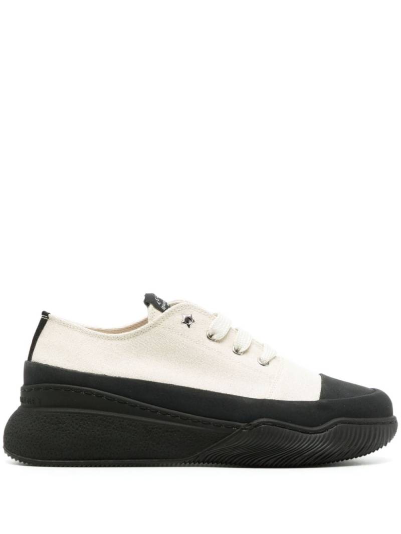 Stella McCartney two-tone platform sneakers - Neutrals von Stella McCartney