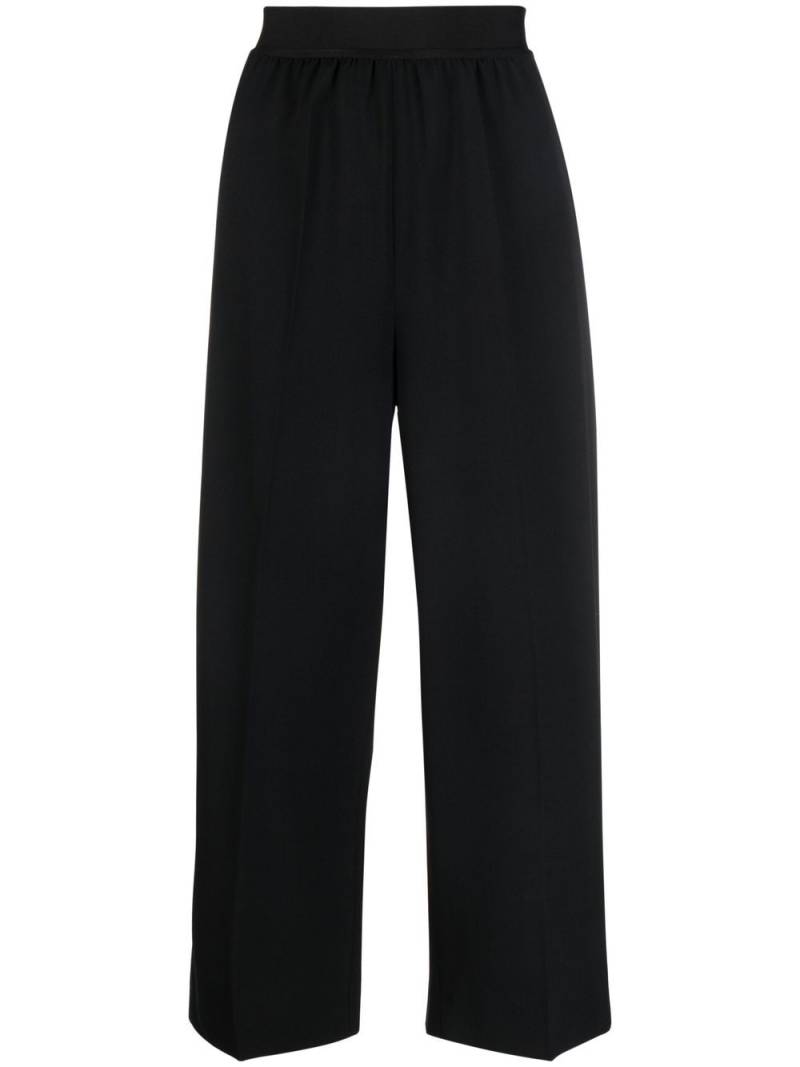 Stella McCartney wide-leg cropped trousers - Black von Stella McCartney