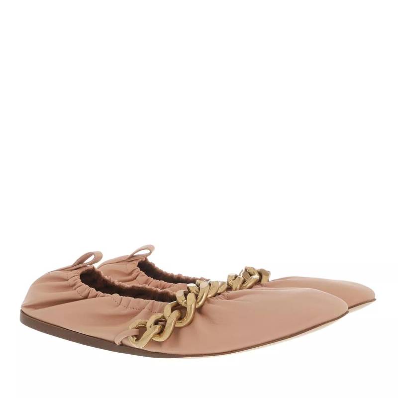 Stella McCartney Loafer - Falabella Chunky Chain Ballet Flats - Gr. 37 (EU) - in Rosa - für Damen von Stella Mccartney