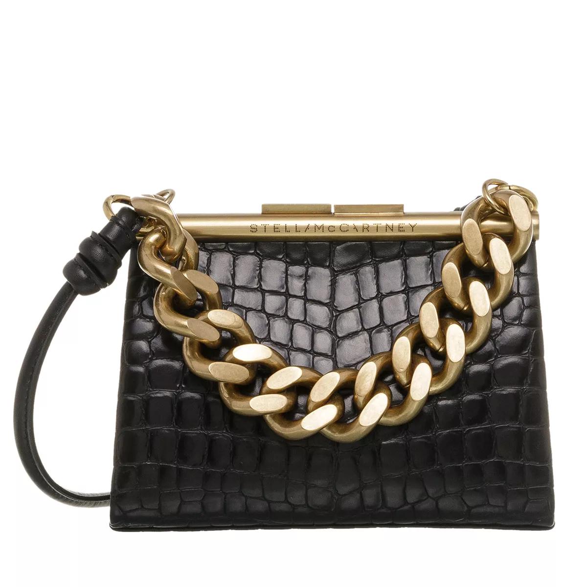 Stella McCartney Handtasche - Small Chunky Chain Clutch - Gr. unisize - in Schwarz - für Damen von Stella Mccartney