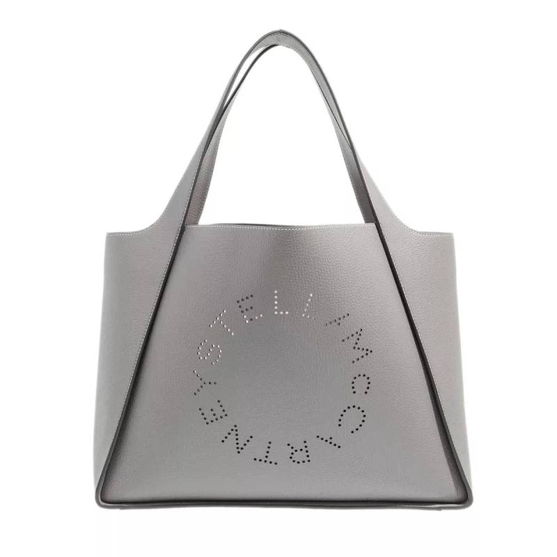 Stella McCartney Handtasche - Stella Logo Tote - Gr. unisize - in Grau - für Damen von Stella Mccartney