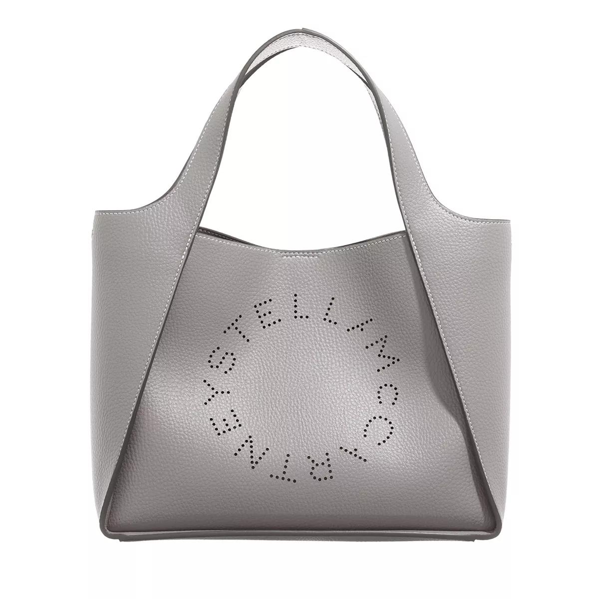 Stella McCartney Henkeltasche - Logo Embossed Tote Bag - Gr. unisize - in Grau - für Damen von Stella Mccartney