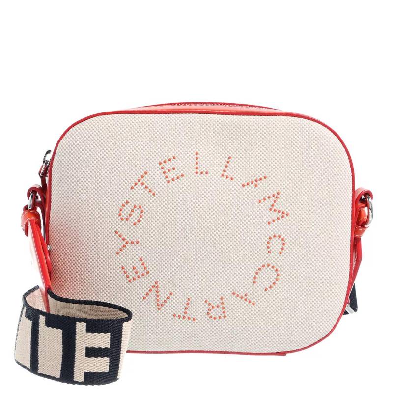 Stella McCartney Schultertasche - Small Camera Bag Salt and Pepper - Gr. unisize - in Beige - für Damen von Stella Mccartney