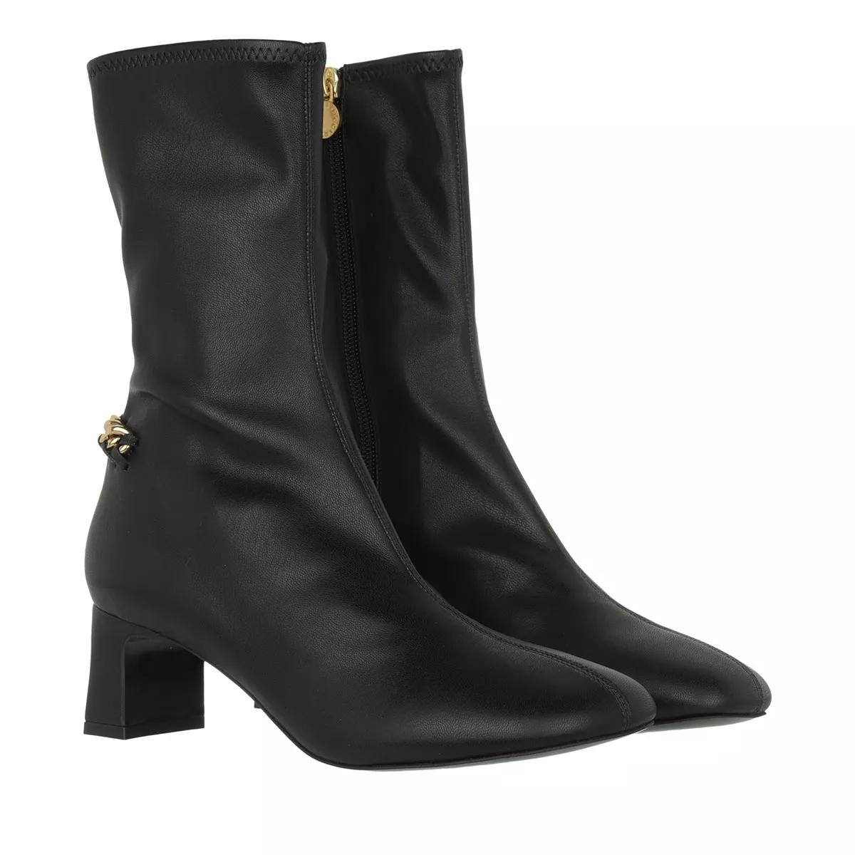 Stella McCartney Stiefel & Boots - Falabella Stretch Ankle Boots - Gr. 38 (EU) - in Schwarz - für Damen von Stella Mccartney