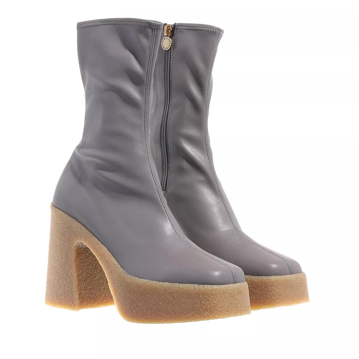 Stella McCartney Stiefel & Boots - Skyla Stretch Boots - Gr. 38 (EU) - in Grau - für Damen von Stella Mccartney