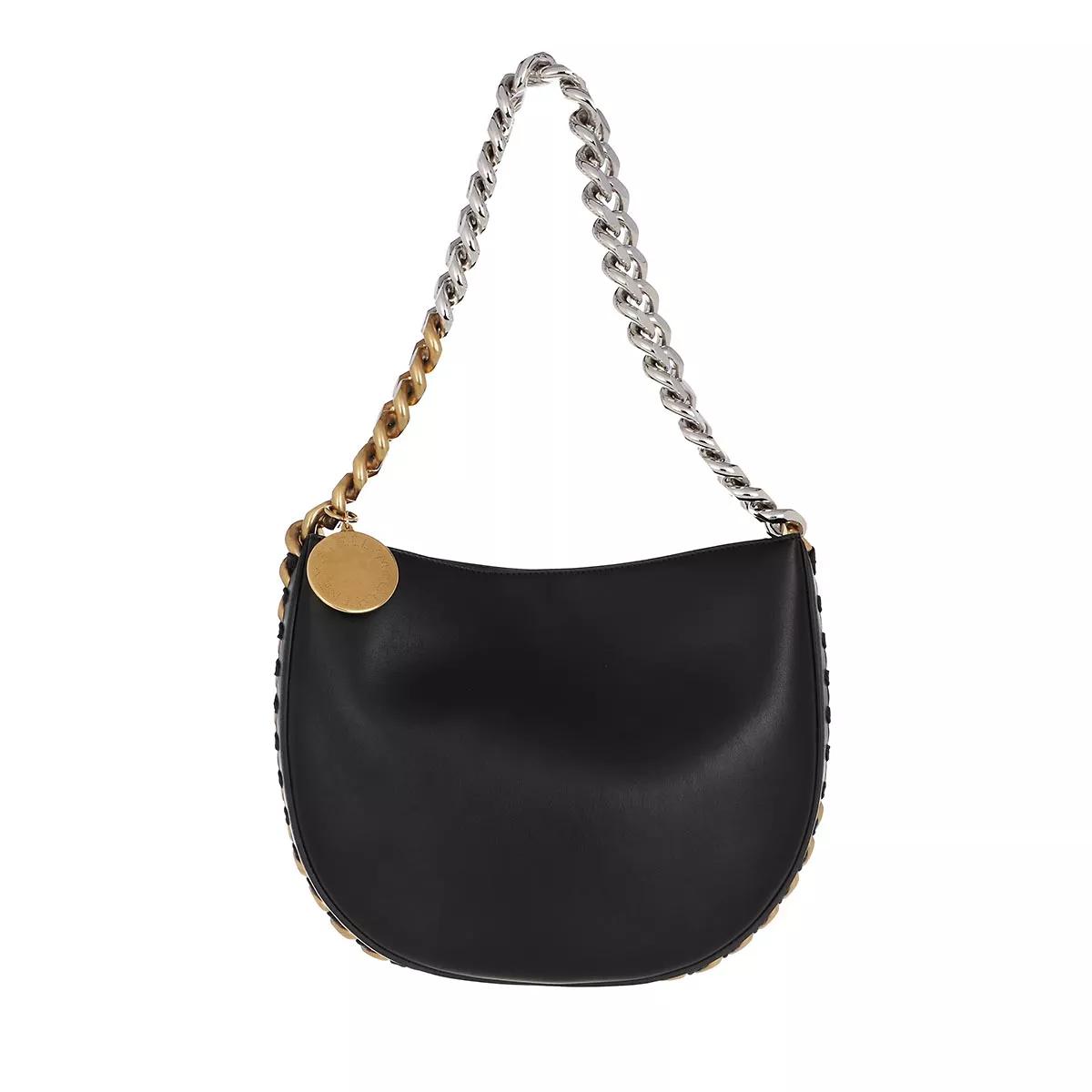 Stella McCartney Schultertasche - Medium Frayme Shoulder Bag - Gr. unisize - in Schwarz - für Damen von Stella Mccartney