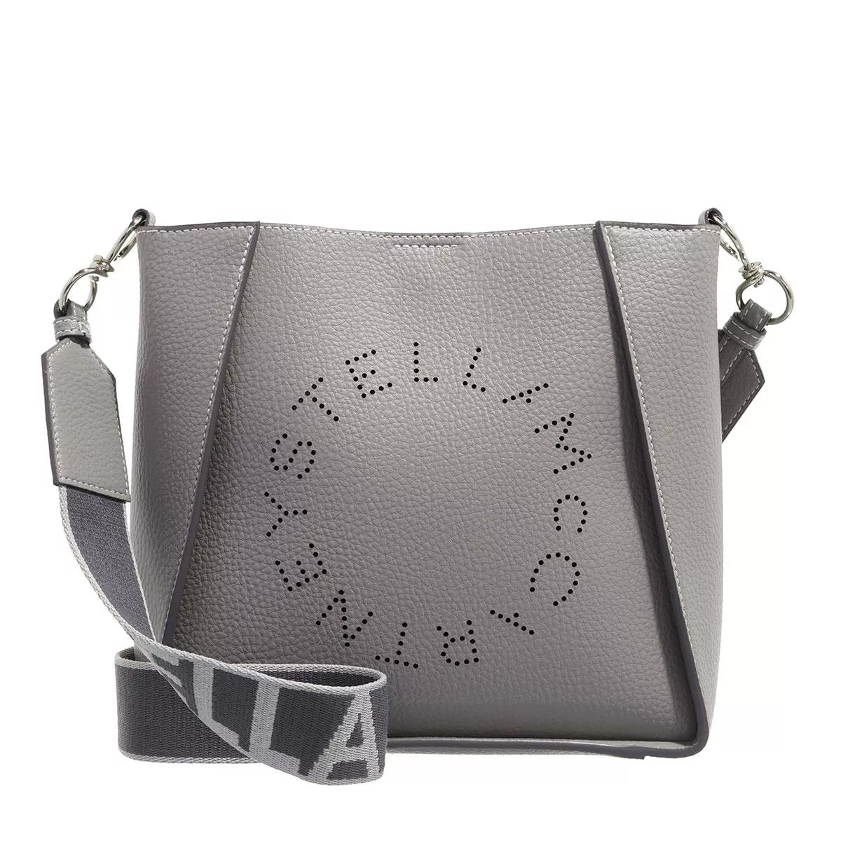 Stella McCartney Umhängetasche - Stella Logo Shoulder Bag - Gr. unisize - in Grau - für Damen von Stella Mccartney