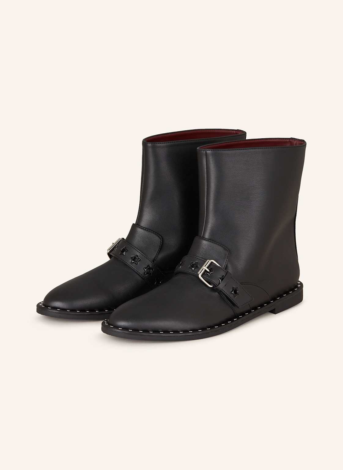 Stella Mccartney Biker Boots Falabella schwarz Stella Mccartney Biker Boots Falabella schwarz von Stella Mccartney