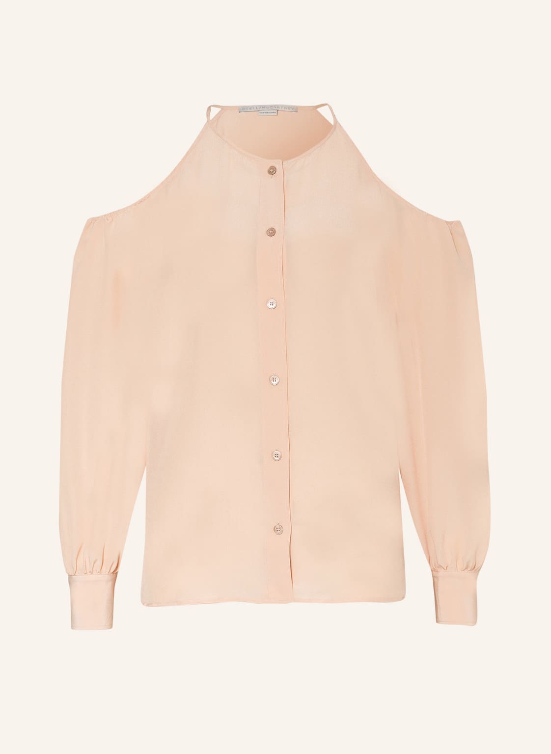 Stella Mccartney Cold-Shoulder-Bluse Aus Seide rosa von Stella Mccartney