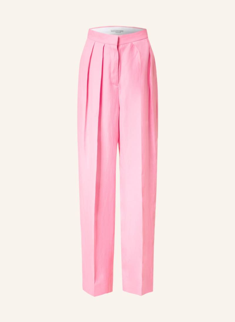 Stella Mccartney Hose Mit Leinen rosa von Stella Mccartney