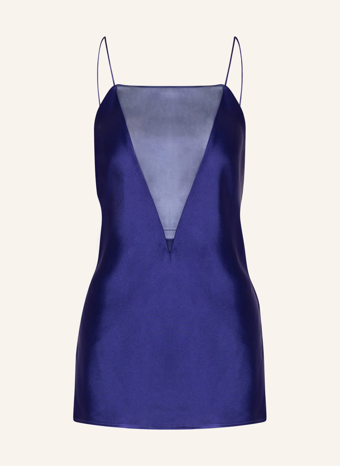 Stella Mccartney Satintop blau von Stella Mccartney