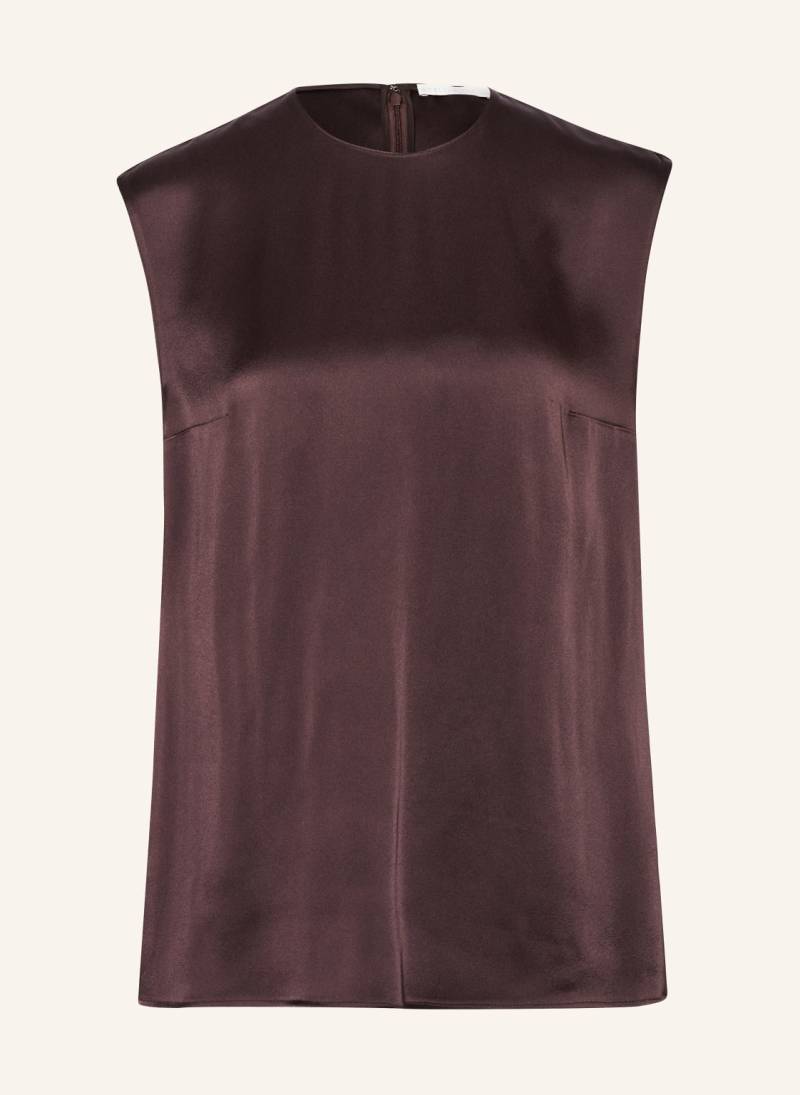 Stella Mccartney Satintop braun von Stella Mccartney