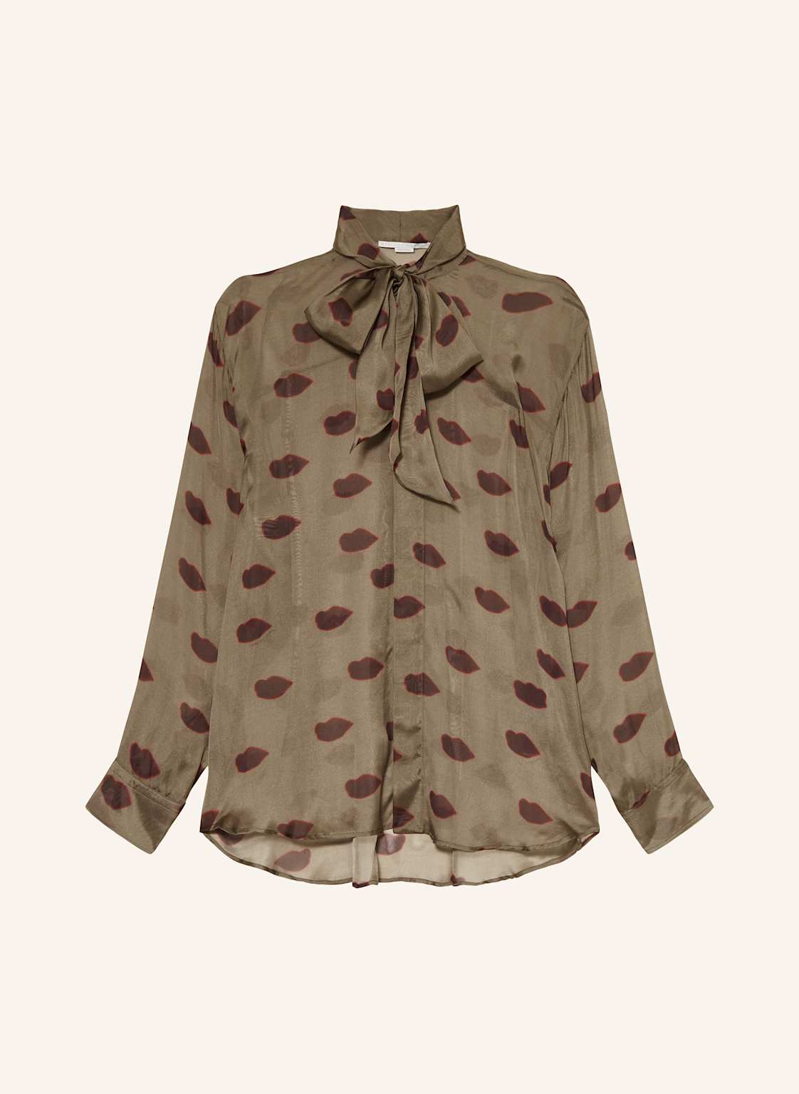 Stella Mccartney Schluppenbluse Aus Seide beige von Stella Mccartney