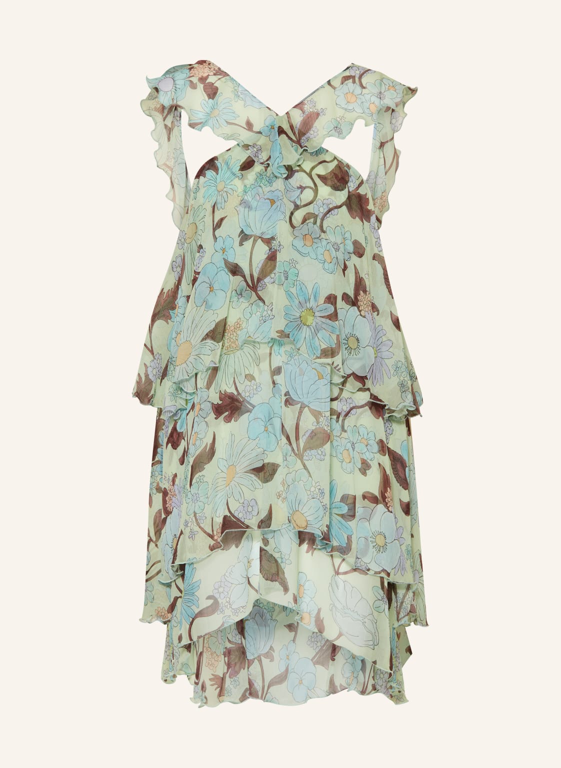 Stella Mccartney Seidenkleid gruen Stella Mccartney Seidenkleid gruen von Stella Mccartney