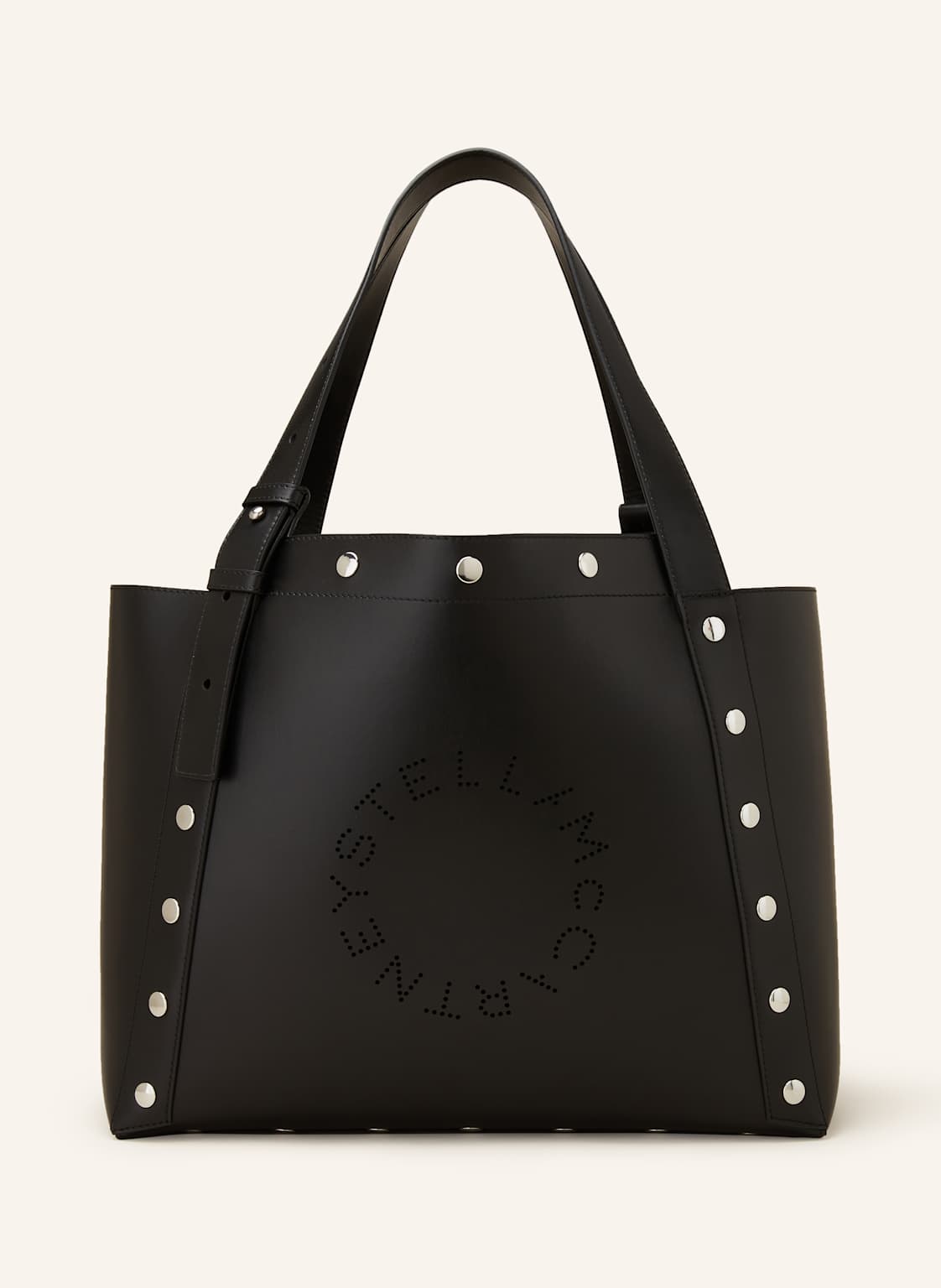 Stella Mccartney Shopper Mit Nieten schwarz von Stella Mccartney