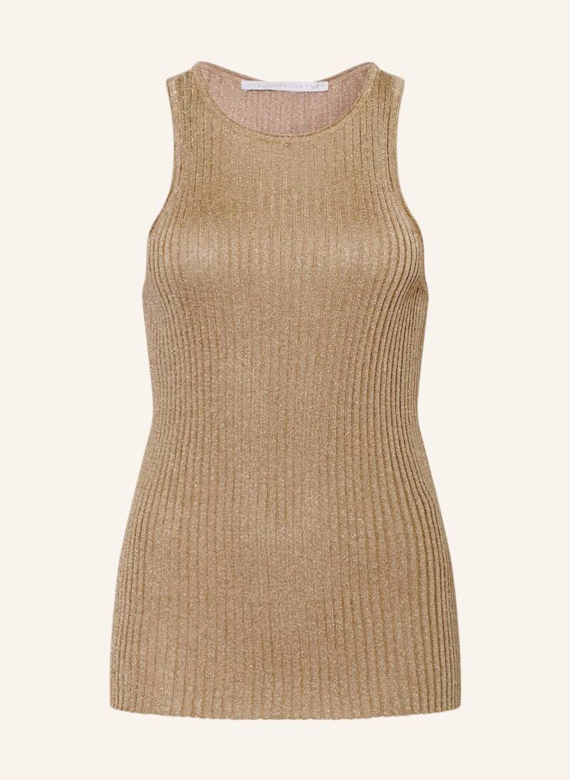 Stella Mccartney Top Mit Glitzergarn gold von Stella Mccartney