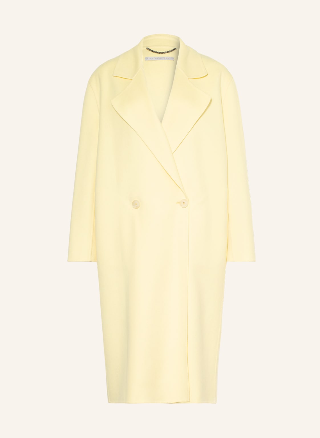 Stella Mccartney Wollmantel Erika gelb Stella Mccartney Wollmantel Erika gelb von Stella Mccartney