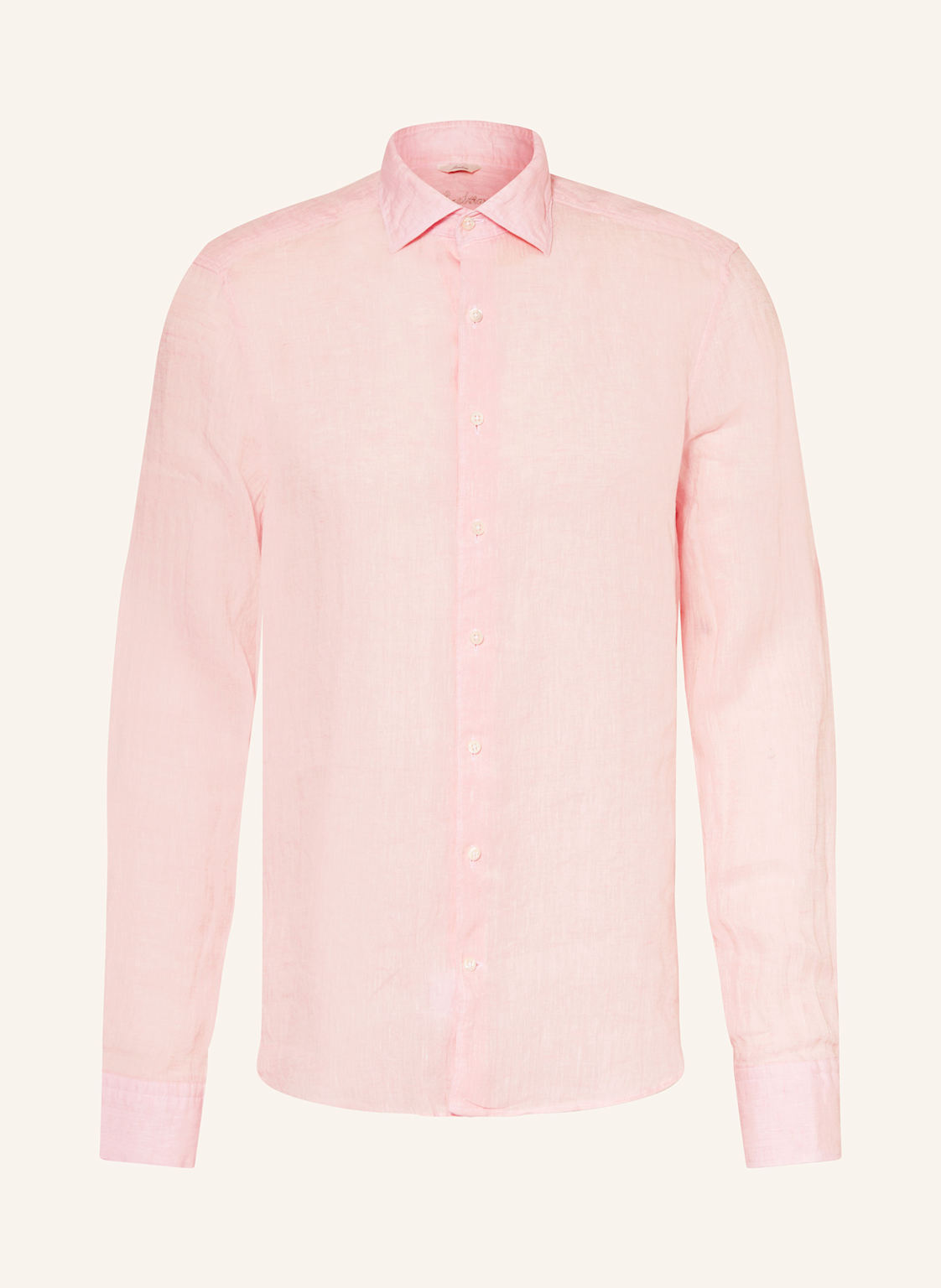 Stenströms Leinenhemd Slim Fit rosa von Stenströms