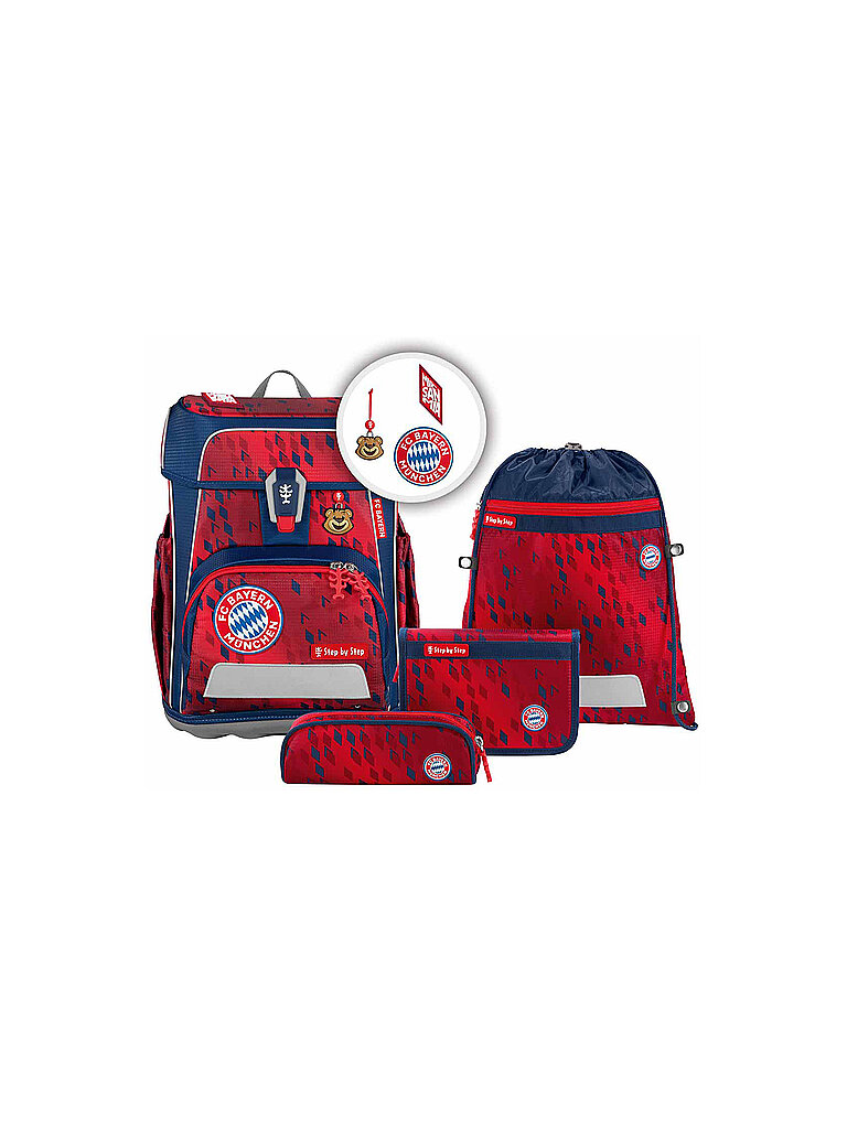 STEP BY STEP Schultaschen Set 5tlg Cloud FC Bayern von Step by Step