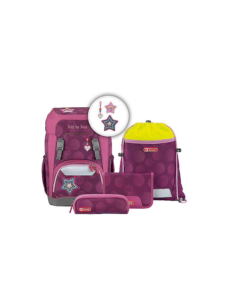 STEP BY STEP Schultaschen Set 5tlg Giant Glamour Star STEP BY STEP Schultaschen Set 5tlg Giant Glamour Star von Step by Step