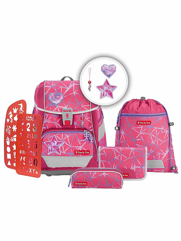 STEP BY STEP Schultaschen Set 6tlg - 2in1 Plus Star Stella von Step by Step