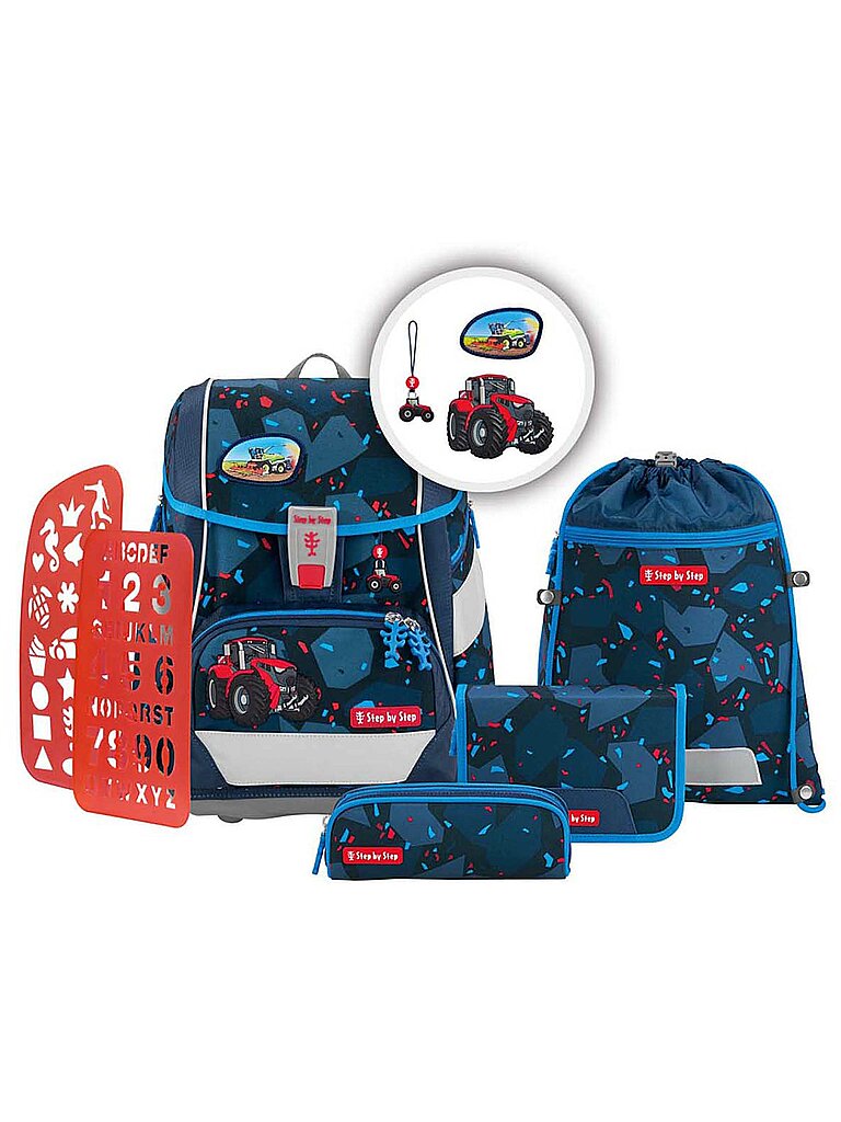 STEP BY STEP Schultaschen Set 6tlg - 2in1 Plus Tractor Freddy von Step by Step