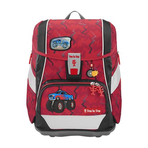 Step by Step 2IN1 PLUS Schulrucksack-Set Monster Truck Rocky, 6-teilig von Step by Step