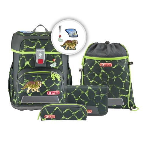 Step by Step CLOUD Schulrucksack-Set Dino Life - 5-teilig von Step by Step