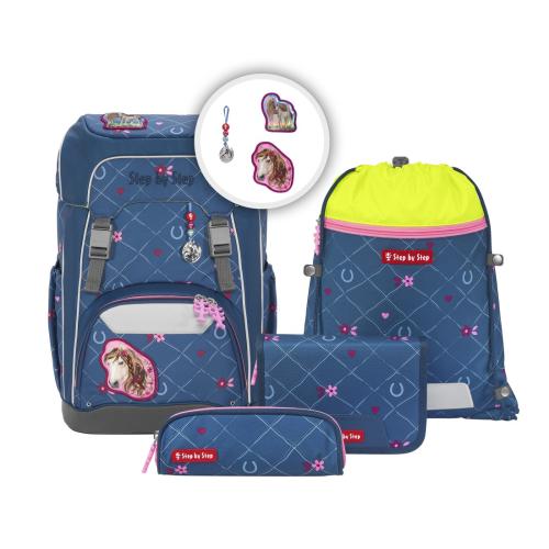 Step by Step GIANT Schulrucksack-Set Horse Lima, 5-teilig von Step by Step