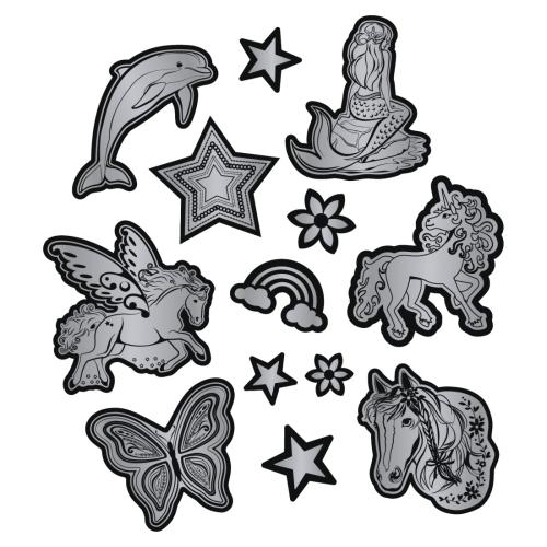 Step by Step Reflektierendes Sticker-Set Silver von Step by Step