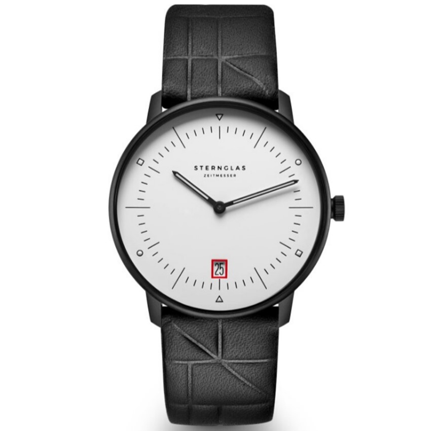 Sternglas S01-NAB15-EB09 Naos Edition Bauhaus III Herrenuhr von Sternglas