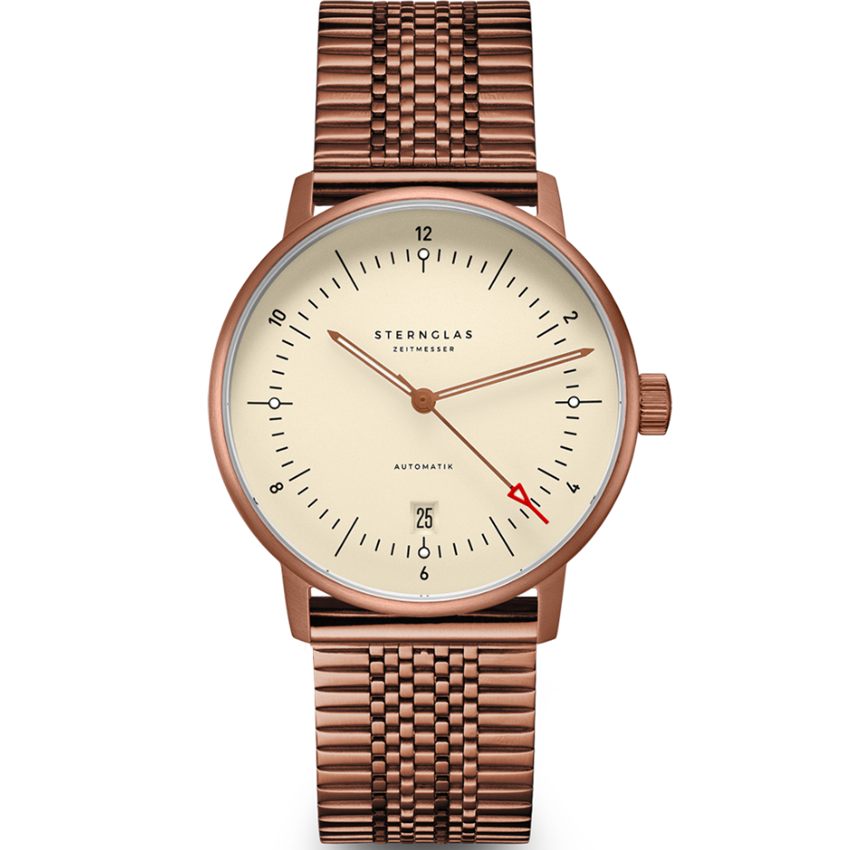 Sternglas S02-NA42-ME10 Naos Super Slim Automatik Herrenuhr von Sternglas