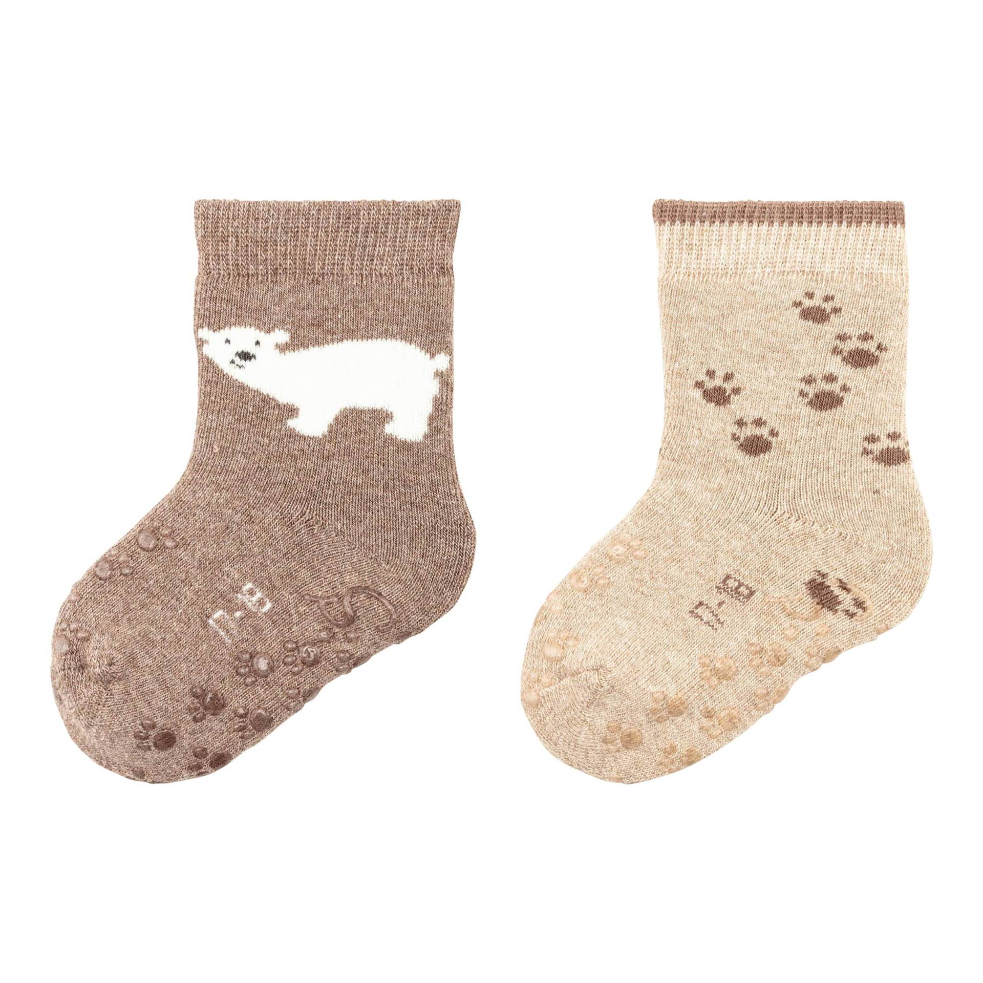 2er-Pack ABS-Krabbelsocken Eisbär von Sterntaler