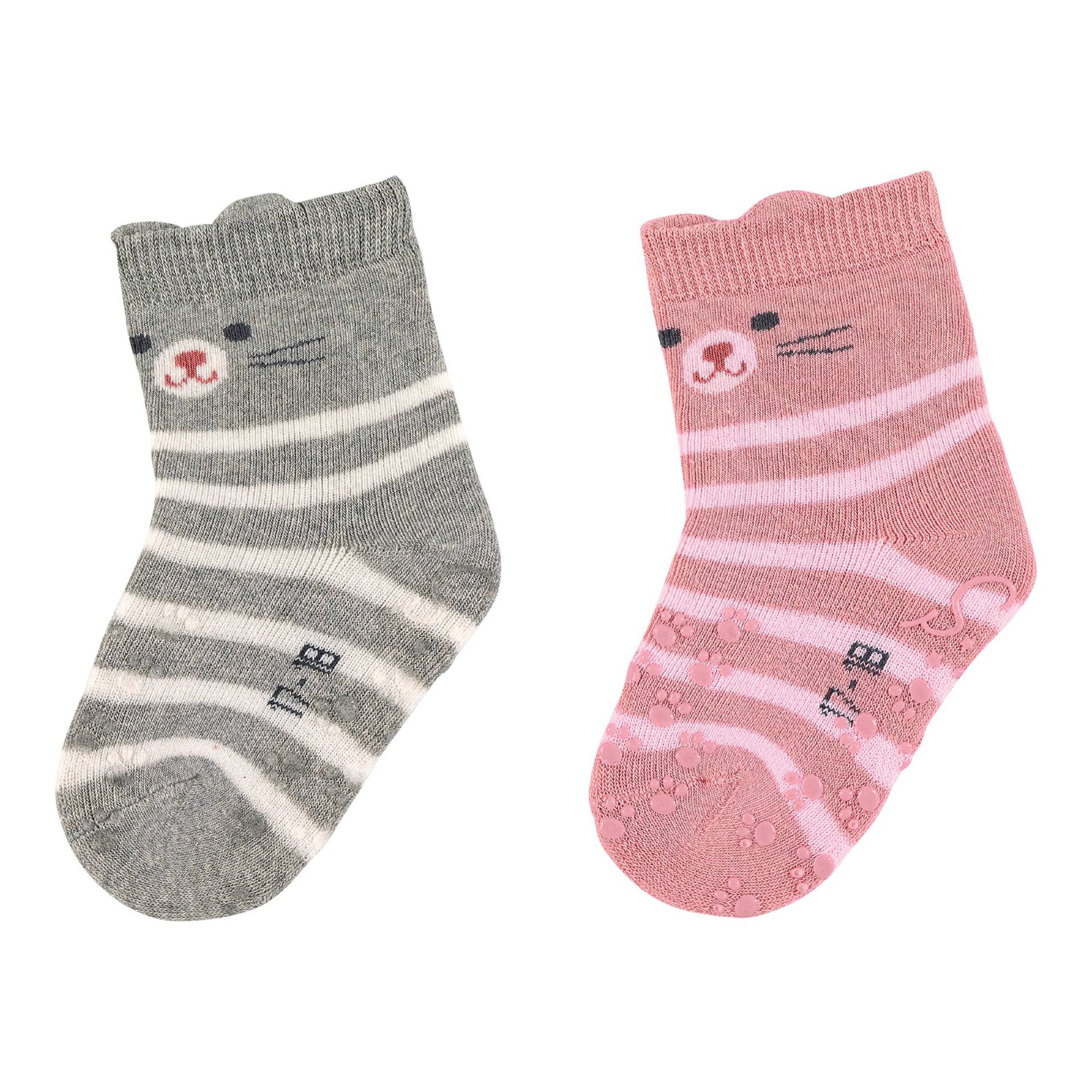 2er-Pack ABS-Krabbelsocken Katze von Sterntaler