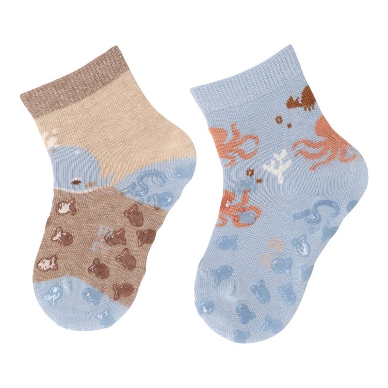 2er-Pack ABS-Krabbelsocken Meerestiere von Sterntaler