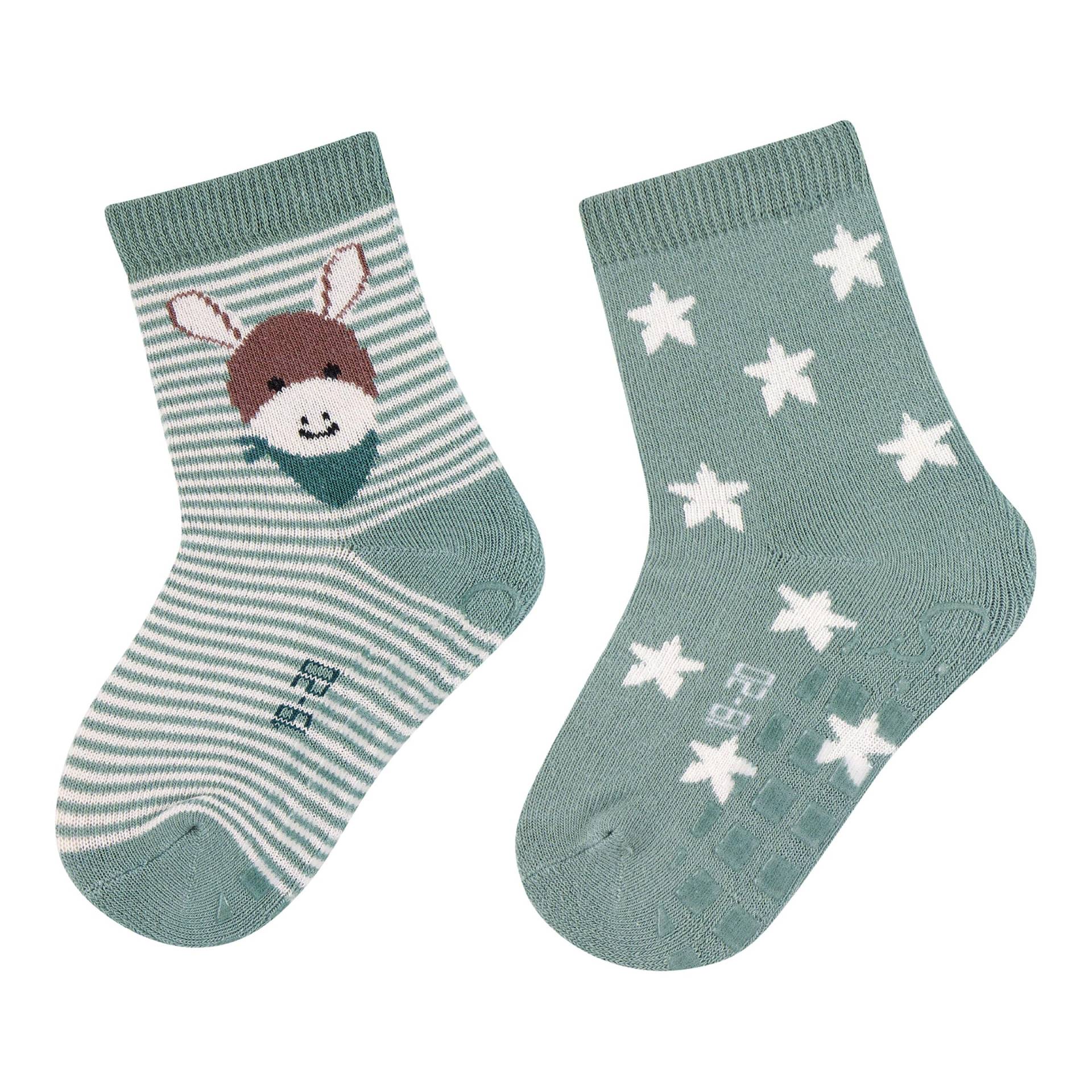 2er-Pack ABS-Socken Esel Emmi Sterne von Sterntaler