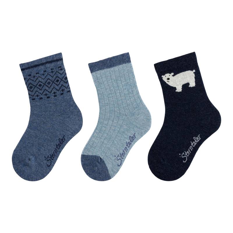 3er-Pack Socken Eisbär von Sterntaler