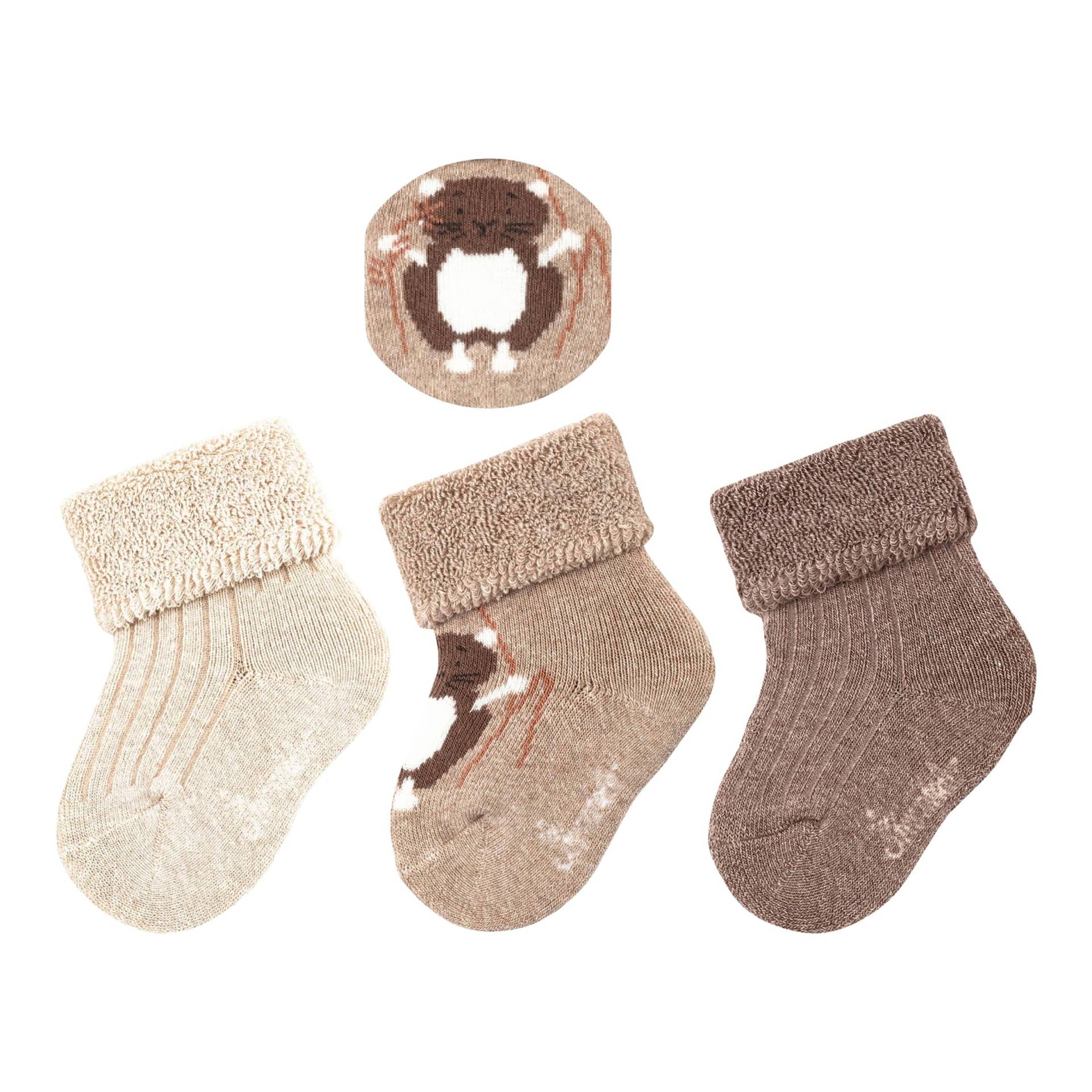 3er-Pack Socken Hamster von Sterntaler