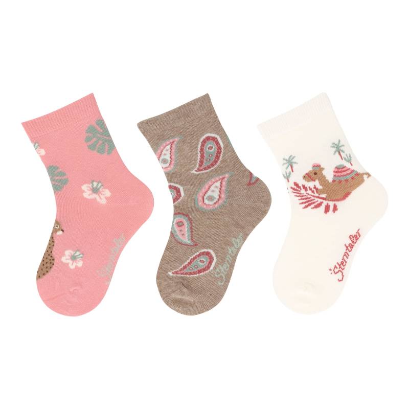 3er-Pack Socken Kamel Leopard von Sterntaler