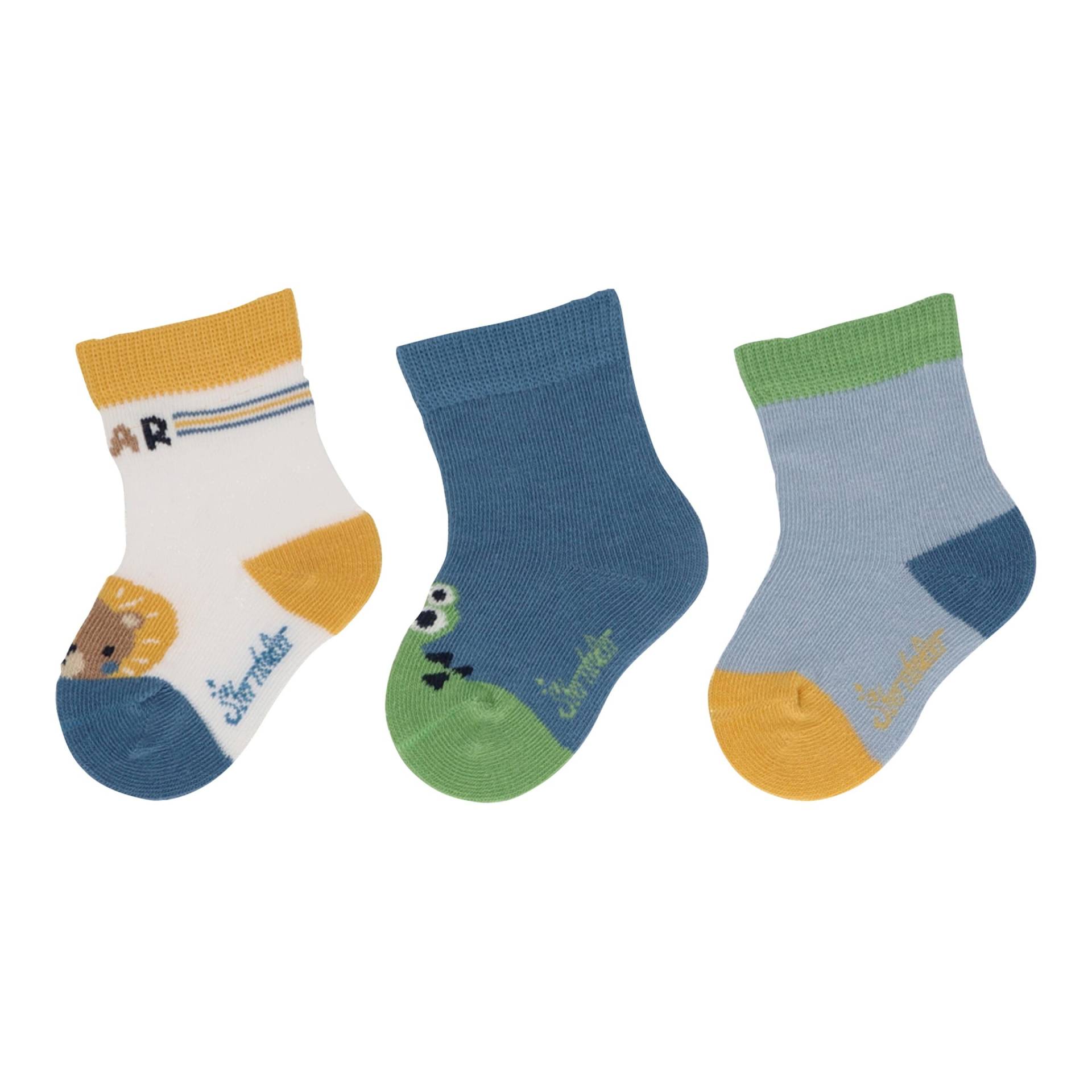 3er-Pack Socken Löwe Krokodil von Sterntaler