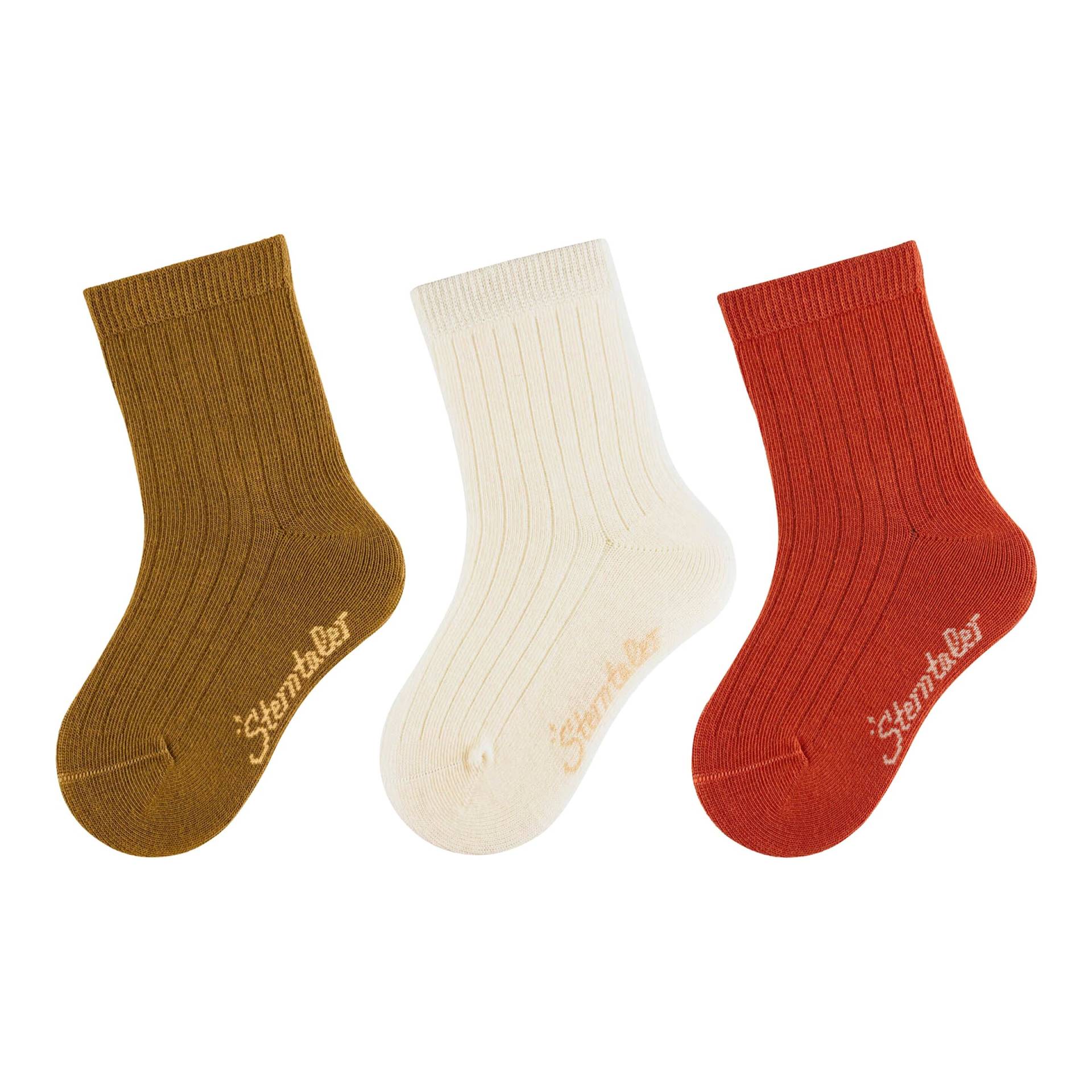 3er-Pack Socken Rippqualität von Sterntaler