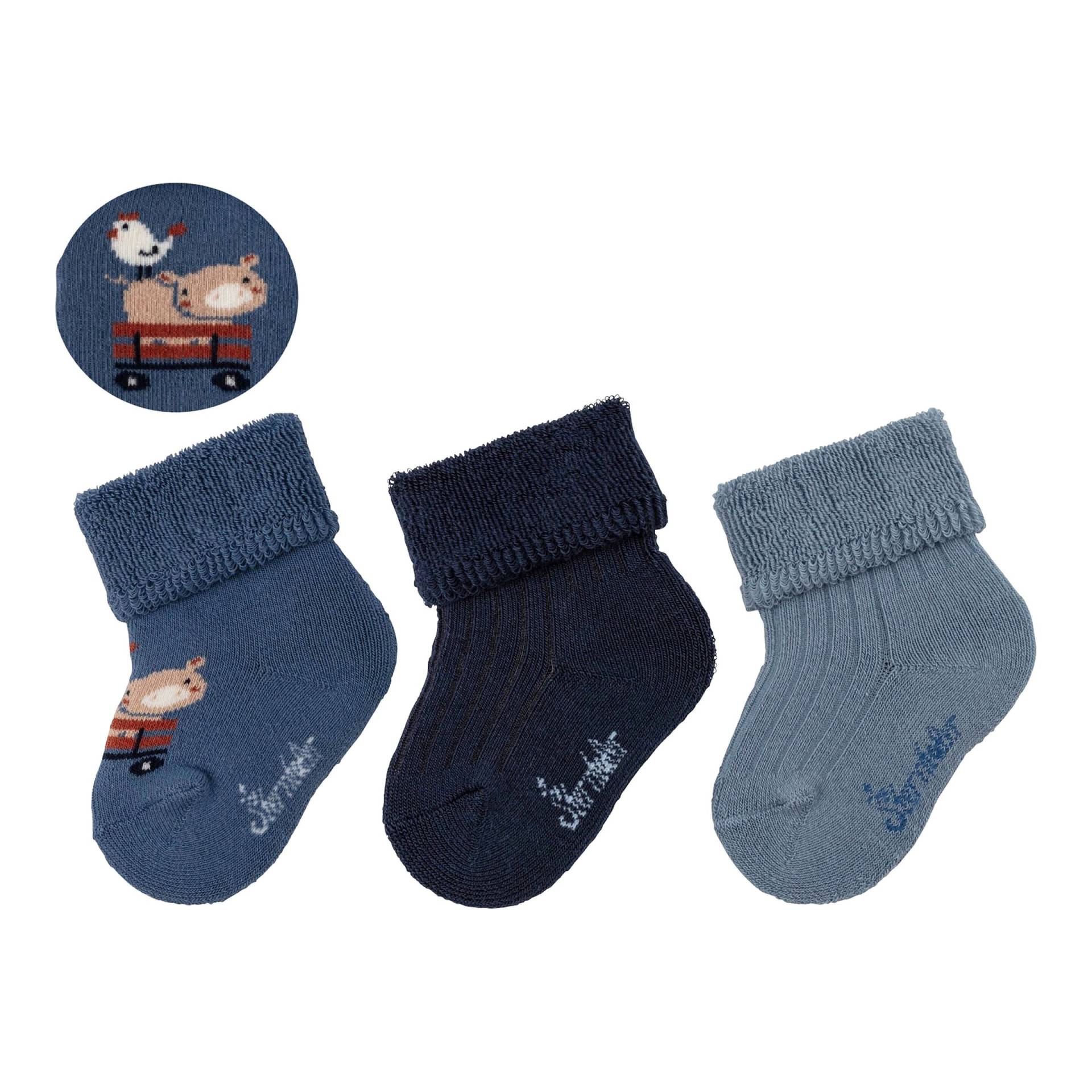 3er-Pack Socken Tiere von Sterntaler