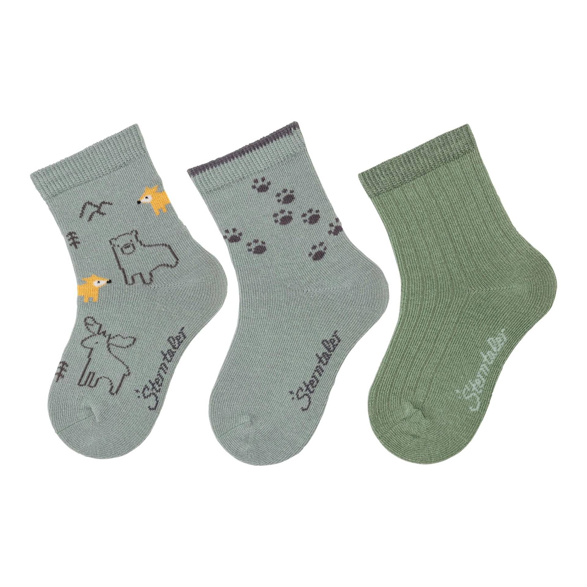 3er-Pack Socken Tiere von Sterntaler