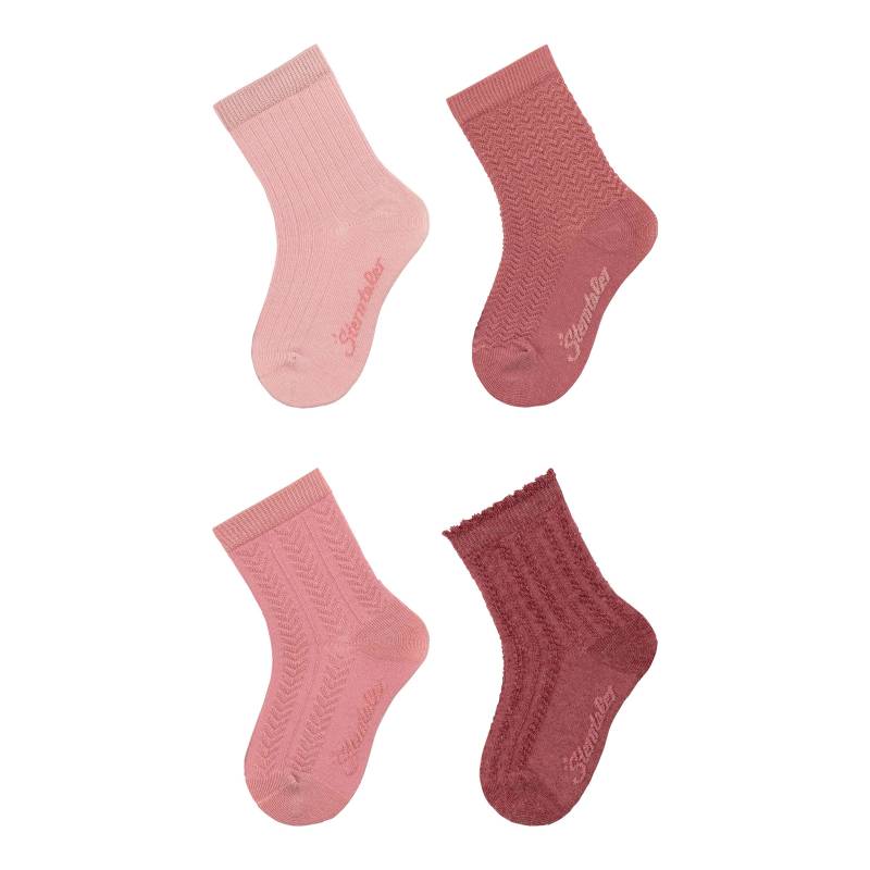 4er-Pack Socken Ajour Rippqualität von Sterntaler